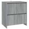 vidaXL Credenza Grigio Sonoma 70x41x75 cm in Truciolato