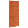vidaXL Porta del fienile Marrone cerato 100 x 2,5 x 208 cm