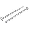 vidaXL Viti per mobili 2 pcs Argento M6 x 120 mm Acciaio
