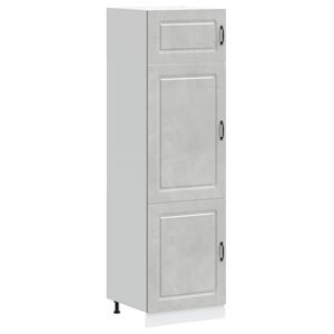 vidaXL Armadio da Cucina Kalmar Grigio Cemento in Legno Multistrato