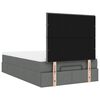vidaXL Struttura Letto Pouf con Materasso 120x200 cm in Tessuto