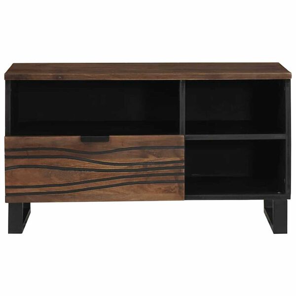 vidaXL Unità TV con cassetto Noce 80 x 33 x 46 cm Legno multistrato