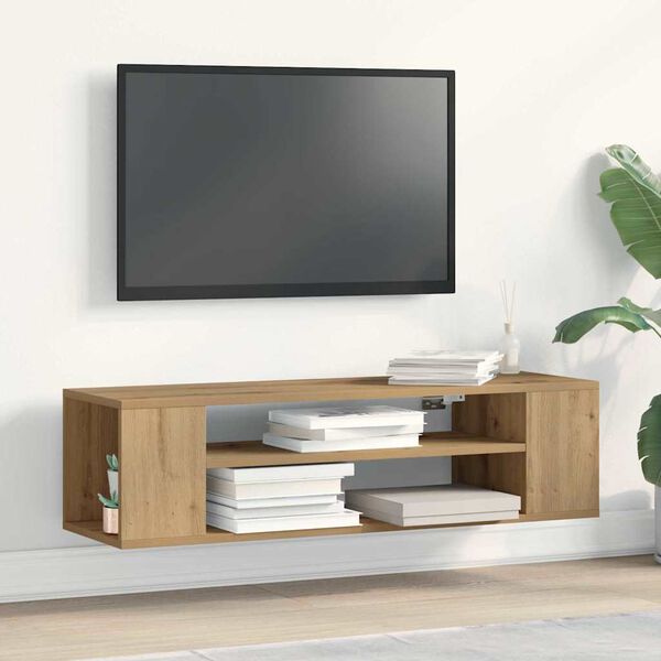 vidaXL Mobile TV artisian oak 100 x 30 x 26,5 cm Legno multistrato