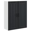 vidaXL Armadietto a muro LUCCA Nero 80 x 31 x 100 cm