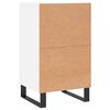 vidaXL Credenza Bianca 40x35x70 cm in Legno Multistrato