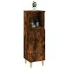 vidaXL Armadietto Bagno Rovere Fumo 30x30x100 cm in Legno Multistrato