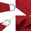 vidaXL Parasole a Vela Oxford Rettangolare 2x4 m Rosso