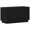 vidaXL Mobile TV 80 x 35 x 45 cm Rovere nero Legno ingegnerizzato