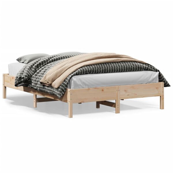 vidaXL Letto senza Materasso 120x200 cm in Legno Massello di Pino