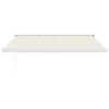 vidaXL Tenda da Sole Retrattile Crema 3x2,5 m in Tessuto e Alluminio