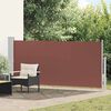 vidaXL Tenda da Sole Laterale Retrattile 140 x 300 cm Marrone