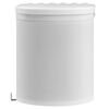 vidaXL Pattumiera da Incasso per Cucina in Plastica 12 L