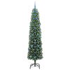 vidaXL Albero di Natale artificiale con 300 LED Verde 210 cm