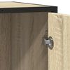 vidaXL Credenza Rovere Sonoma 62x35x76 cm in Legno Multistrato