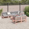 vidaXL Set Divani da Giardino 8 pz con Cuscini Massello Abete Douglas
