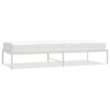 vidaXL Giroletto in Metallo Bianco 80x200 cm