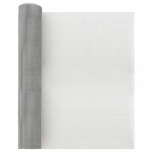 vidaXL Rete per schermatura 40 x 2000 cm 20 Mesh Argento