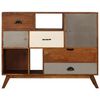 vidaXL Credenza 115x35x86 cm Legno Massello di Acacia