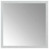 vidaXL Specchio da bagno LED Trasparente 30 x 30 cm vetro temperato