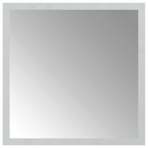 vidaXL Specchio da bagno LED Trasparente 30 x 30 cm vetro temperato