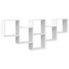 vidaXL Scaffale a Parete Bianco 159x18x66 cm in Truciolato