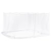 vidaXL Zanzariera per gazebo 220 mesh Bianco 3,6 x 3,6 x 2 cm
