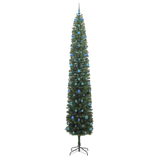 vidaXL Albero di Natale artificiale con 300 LED Verde 300 cm