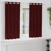 vidaXL Tende oscuranti 2 pcs Rosso Vino 140 x 175 cm Velluto