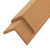 vidaXL Profili Angolari per Bordi 5 pz in WPC 170 cm Color Teak