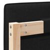vidaXL Testiera imbottita Marrone e Nero 80 cm Pino massello