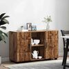 vidaXL Credenza con porta FLORIN Legno vecchio 88,5 x 30,5 x 55,5 cm