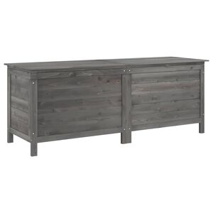 vidaXL Contenitore da Giardino Antracite 150x50x56,5 cm Massello Abete