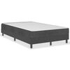 vidaXL Letto a Molle Grigio Scuro in Tessuto 120x200 cm