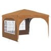 vidaXL Tenda per feste a pop-up 290 x 290 x 245 cm Beige