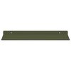 vidaXL Mensola sospesa 4 pcs Verde oliva 40 x 18 x 2,5 cm Acciaio