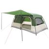 vidaXL Tenda Familiare Verde 420 x 305 x 200 cm Poliestere e Acciaio