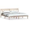 vidaXL Giroletto 180x200 cm Super King in Legno Massello