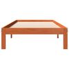 vidaXL Letto senza Materasso Marrone Cera 100x200 cm in Legno di Pino