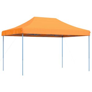 vidaXL Tenda Party Arancione con telaio blu Tessuto Oxford