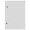 vidaXL Armadio di Controllo Grigio 47 x 20 x 60 cm Plastica ABS