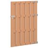 vidaXL Cancello da giardino 100 x 150 cm WPC e Alluminio Marrone