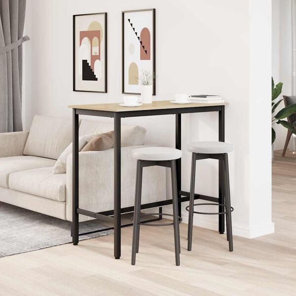 vidaXL tavolo Rovere Sonoma 100 x 50 x 90,5 cm