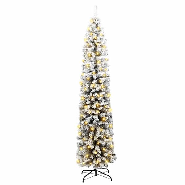 vidaXL Albero di Natale artificiale con 300 LED Verde 210 cm