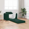 vidaXL Divano letto Verde Scuro 98 x 71 x 83 cm Velluto