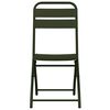 vidaXL Sedia Pieghevole da Giardino 2 pcs Verde 55 x 56.5 x 91cm