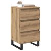 vidaXL Credenza con cassetto rovere artigianale Legno multistrato