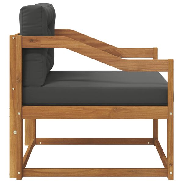 vidaXL Divano centrale per esterno Legno di Acacia Massello Naturale