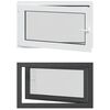 vidaXL Finestra per Soffitta RISOR 100 x 50 cm PVC e Vetro Antracite