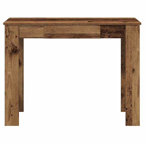 vidaXL Scrivania Legno Vecchio 100x45x75 cm in Legno Multistrato