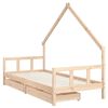 vidaXL Giroletto Bambini con Cassetti 90x200 cm Legno Massello di Pino